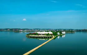 企业团建基地是：望城区靖港镇千龙湖